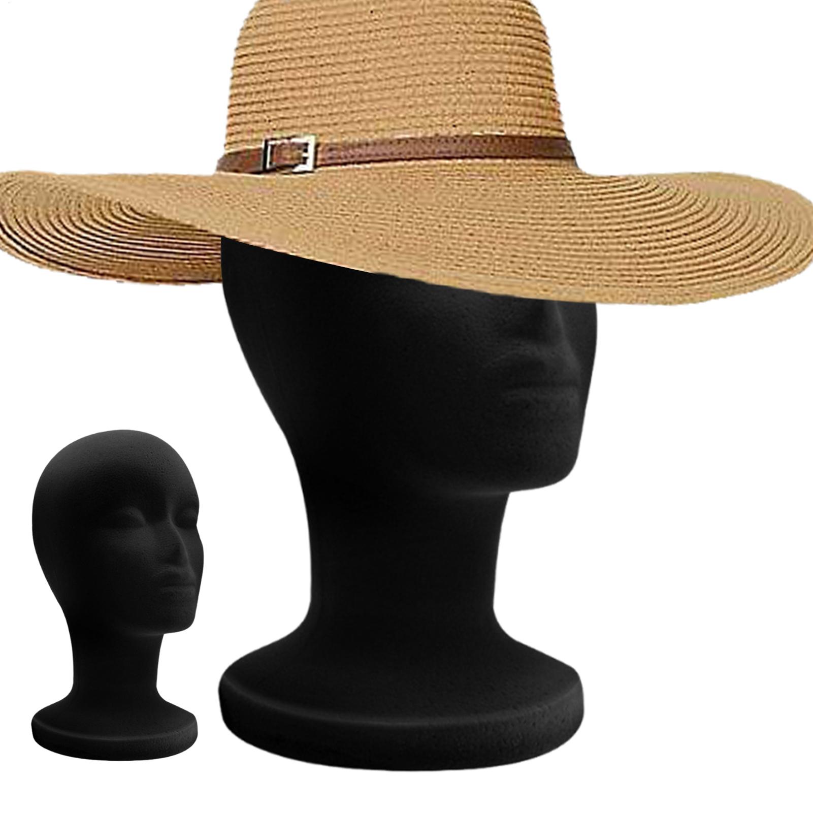 Cosplay Prop Foam - Mannequin Head Foam Black Velvet Mannequin