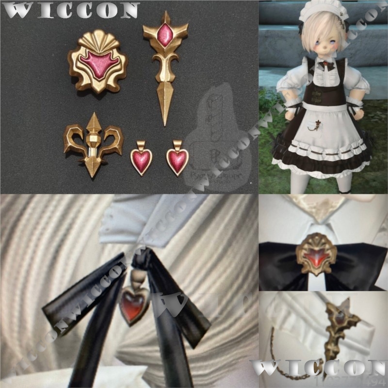 Cosplay Prop 3D Print - Classic Maid Uniform Accessories Set Game