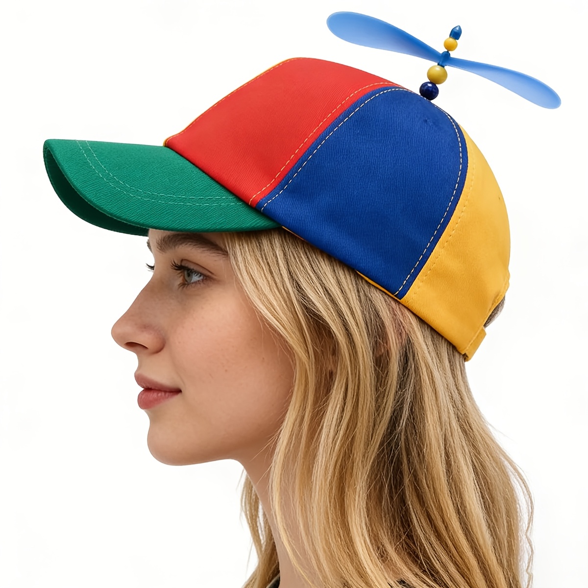 Funny Multicolor Propeller Hat - Ekko Cosplay Prop review and price